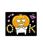 【動く！】ねこちゃんのだもの★ハロウィン（個別スタンプ：8）