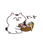 【動く！】ねこちゃんのだもの★ハロウィン（個別スタンプ：10）