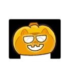 【動く！】ねこちゃんのだもの★ハロウィン（個別スタンプ：12）