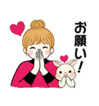 キュートなお団子ちゃん11 ♡ 家族連絡編（個別スタンプ：5）