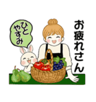 キュートなお団子ちゃん11 ♡ 家族連絡編（個別スタンプ：18）