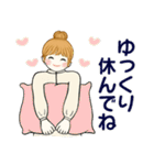 キュートなお団子ちゃん11 ♡ 家族連絡編（個別スタンプ：19）