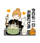 キュートなお団子ちゃん11 ♡ 家族連絡編（個別スタンプ：37）