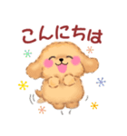 かわいいトイプードル❤️スタンプ（個別スタンプ：2）