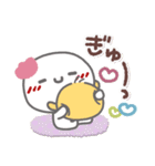 はーい！白玉です10❤挨拶・でか文字（個別スタンプ：21）