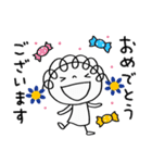 やさしい☆花リボン（個別スタンプ：27）