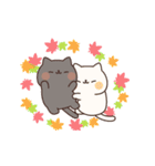 飛び出す♪黒猫スタンプ(秋)（個別スタンプ：23）