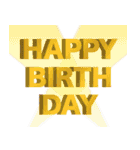 ずっと使える誕生日＆お祝い＆イベント（個別スタンプ：3）