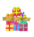 ずっと使える誕生日＆お祝い＆イベント（個別スタンプ：8）