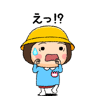 幼稚園児の女の子BIG(桃組)（個別スタンプ：25）