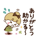 【家族♡日常】リボンの女の子（個別スタンプ：11）