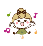 【家族♡日常】リボンの女の子（個別スタンプ：16）