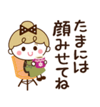 【家族♡日常】リボンの女の子（個別スタンプ：38）