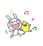 ずっと使える☆ふんわかウサギ（個別スタンプ：26）