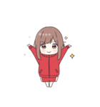 とびだす！イタズラ大好きジャージちゃん（個別スタンプ：11）