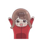 とびだす！イタズラ大好きジャージちゃん（個別スタンプ：12）