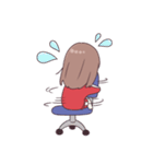 とびだす！イタズラ大好きジャージちゃん（個別スタンプ：13）