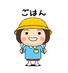 幼稚園児の女の子BIG(黄組)（個別スタンプ：36）