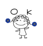 あいさつ☆花リボン（個別スタンプ：10）