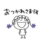 あいさつ☆花リボン（個別スタンプ：14）