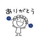 あいさつ☆花リボン（個別スタンプ：21）