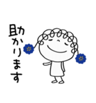 あいさつ☆花リボン（個別スタンプ：23）