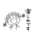 あいさつ☆花リボン（個別スタンプ：32）