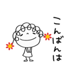 あいさつ☆花リボン（個別スタンプ：33）