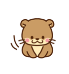 コツメカワウソ＆オコジョ♡シンプル（個別スタンプ：13）
