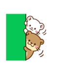 コツメカワウソ＆オコジョ♡シンプル（個別スタンプ：23）