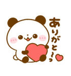 ハートいっぱい♡パンダ（個別スタンプ：6）