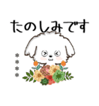 愛犬の名前になる♡マルチーズのカスタム（個別スタンプ：17）
