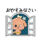 愛犬の名前になる♡トイプードルのカスタム（個別スタンプ：39）