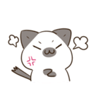 シャムねこ まろんさん 文字無しスタンプ（個別スタンプ：18）