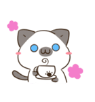 シャムねこ まろんさん 文字無しスタンプ（個別スタンプ：23）