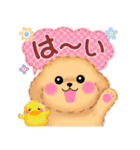 かわいい♥トイプードルの気づかい（個別スタンプ：2）