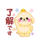 かわいい♥トイプードルの気づかい（個別スタンプ：3）
