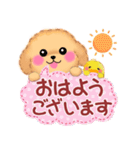 かわいい♥トイプードルの気づかい（個別スタンプ：5）
