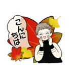 ベビーフェイスのシニアちゃん14☆秋冬編（個別スタンプ：2）