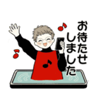 ベビーフェイスのシニアちゃん14☆秋冬編（個別スタンプ：34）