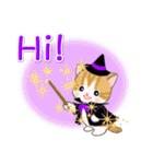 魔女っ子にゃんこ（個別スタンプ：3）