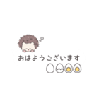 ずっと使える♪はりねずみ君の連絡ノート（個別スタンプ：1）