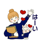 キュートなお団子ちゃん 7♡秋冬編(改訂版)（個別スタンプ：7）
