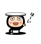 黒タイツの【名無し】アニメ顔（個別スタンプ：5）