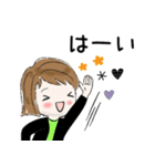 普通にシンプル大人女子  (日常編)（個別スタンプ：10）