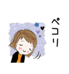 普通にシンプル大人女子  (日常編)（個別スタンプ：25）