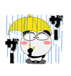 毎日、パンダ 擬音語・擬態語（個別スタンプ：11）