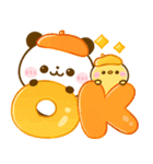 秋♡ころころぱんだ（個別スタンプ：6）