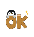 とびだす♪心くばりペンギン 秋ver.（個別スタンプ：4）