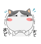 ハチワレ猫★擬音語・擬態語（個別スタンプ：5）